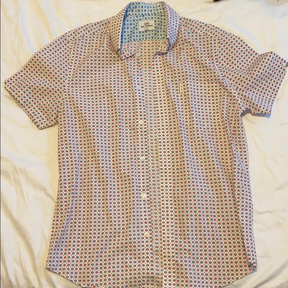 Ben Sherman floral short sleeve button down shirt